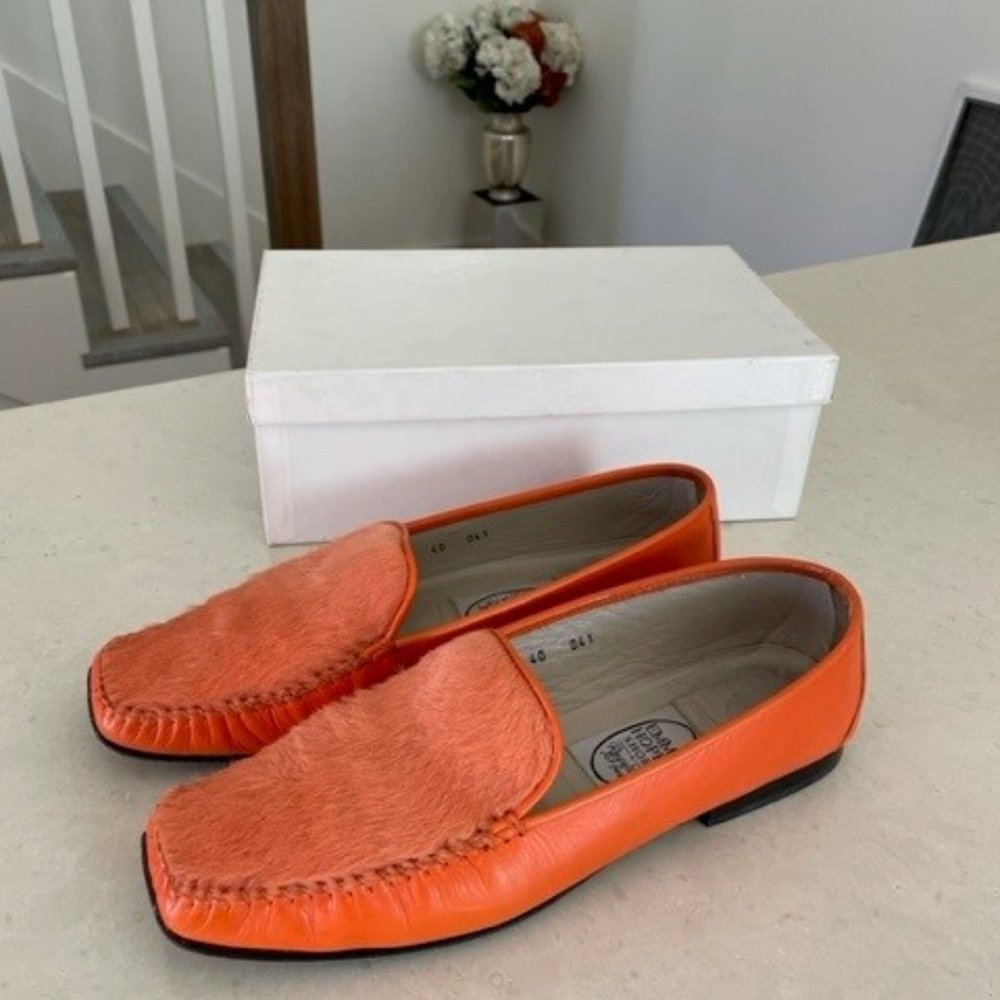 Emma Hope Orange Loafers. 40 EU